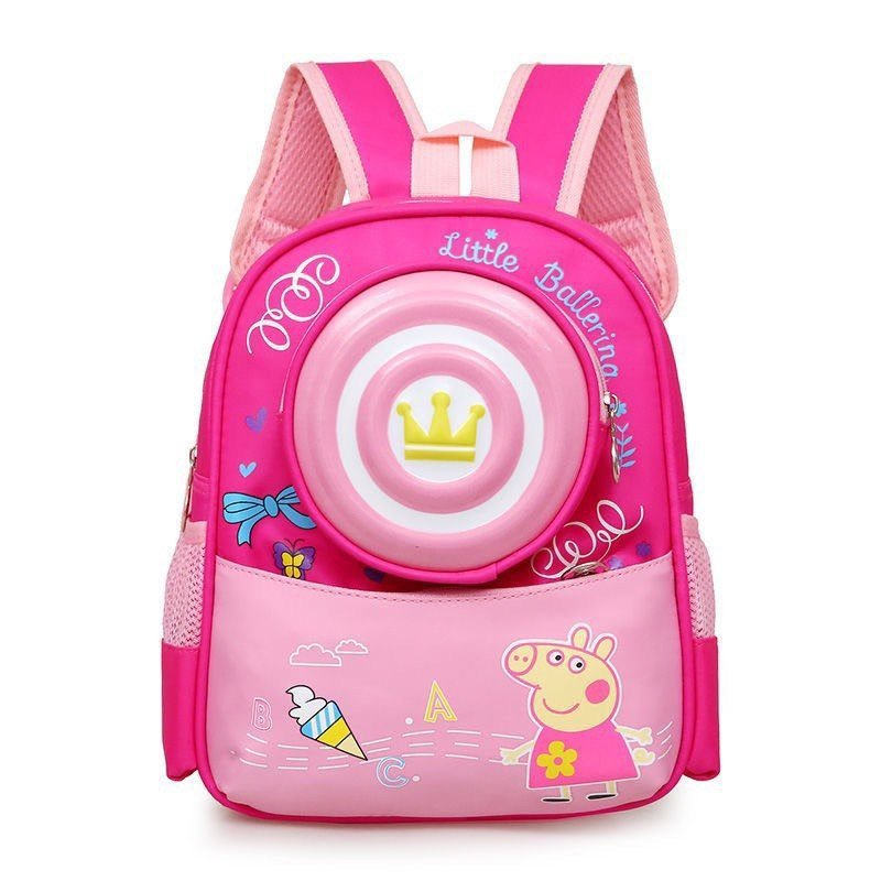 Balo cho bé trai bé gái đi học mẫu giáo mầm non hình siêu nhân nhện pony ô tô siêu nhẹ đáng yêu HD235