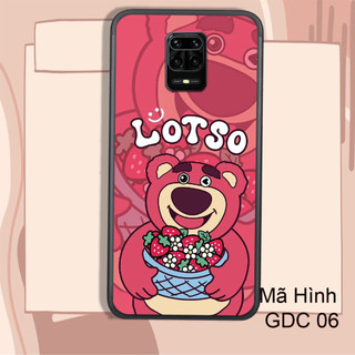 Ốp Lưng XIAOMI REDMI NOTE 9 - NOTE 9S - NOTE 9 PRO  , In Hình Gấu Strawberry Nice.