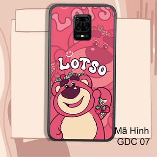 Ốp Lưng XIAOMI REDMI NOTE 9 - NOTE 9S - NOTE 9 PRO  , In Hình Gấu Strawberry Nice.