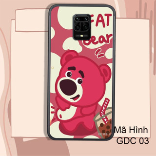 Ốp Lưng XIAOMI REDMI NOTE 9 - NOTE 9S - NOTE 9 PRO  , In Hình Gấu Strawberry Nice.