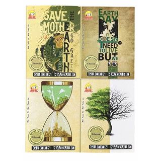 Tập vở học sinh Tân Thuận Tiến Green Natural 96 trang giấy 80gsm viết chống lem kẻ caro 4 ô ly - 1Q
