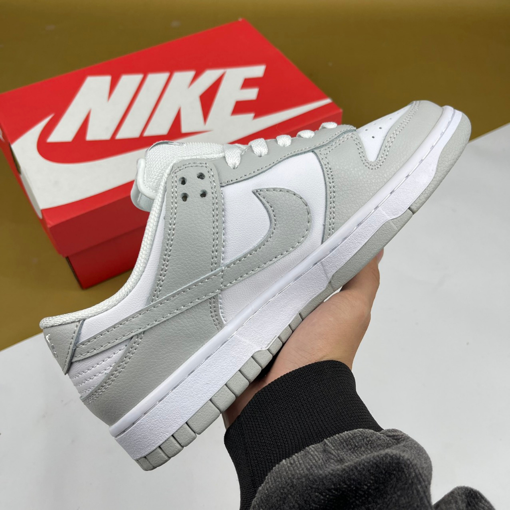 Giày SB Dunk Low Grey Fog, SB Xám Trắng - Than.Shoes