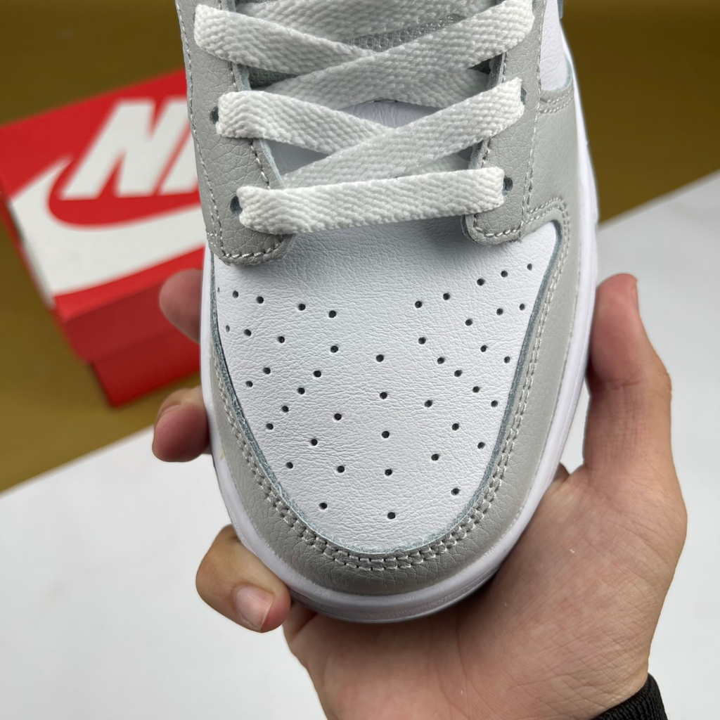 Giày SB Dunk Low Grey Fog, SB Xám Trắng - Than.Shoes