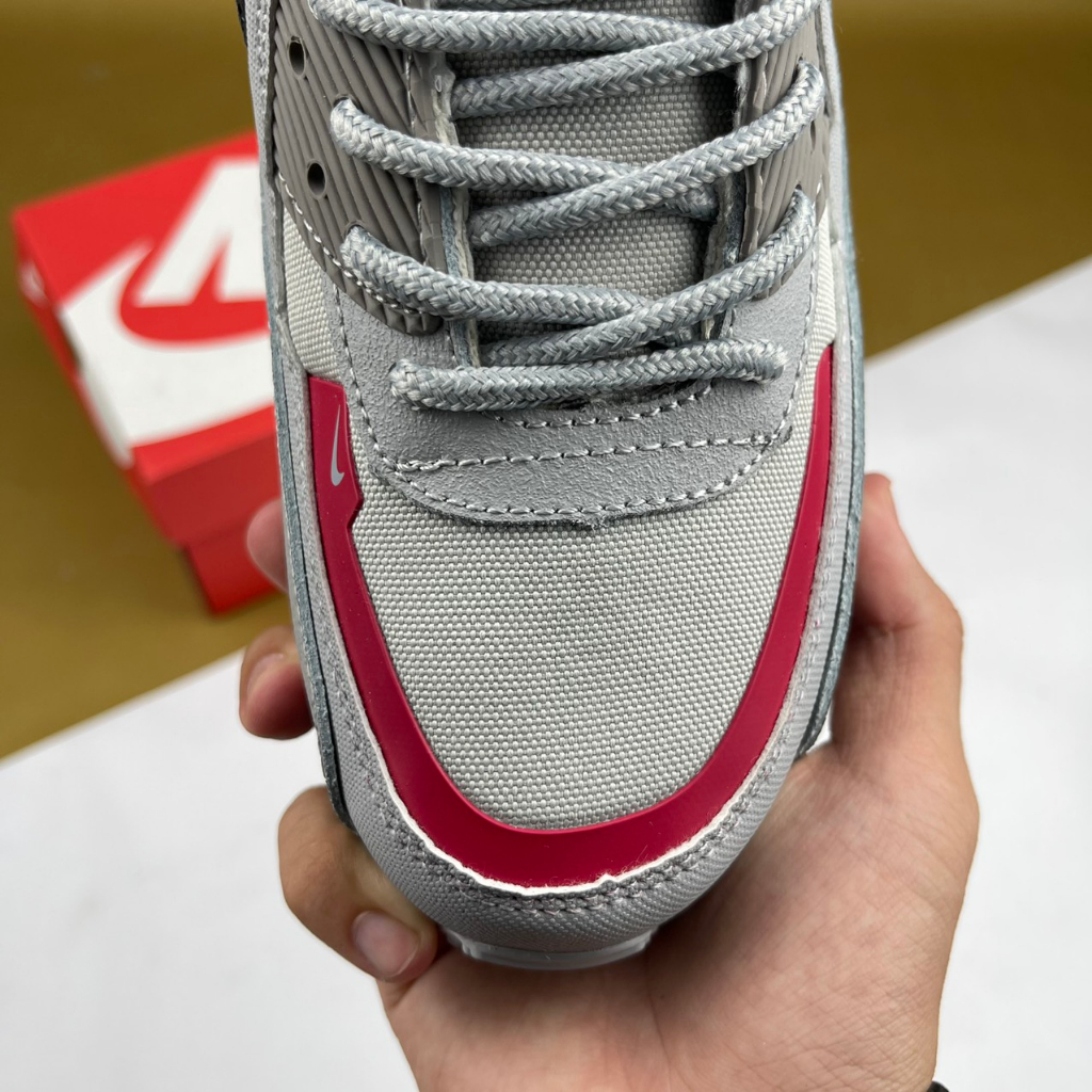 Giày Max 90 Surplus Wolf Grey Pink Salt, Max 90 Xám Full - Than.Shoes