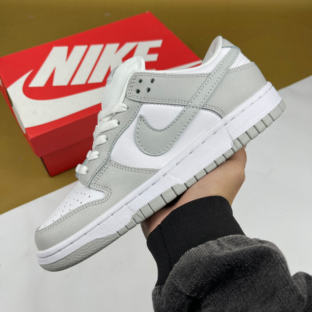 Giày SB Dunk Low Grey Fog, SB Xám Trắng - Than.Shoes