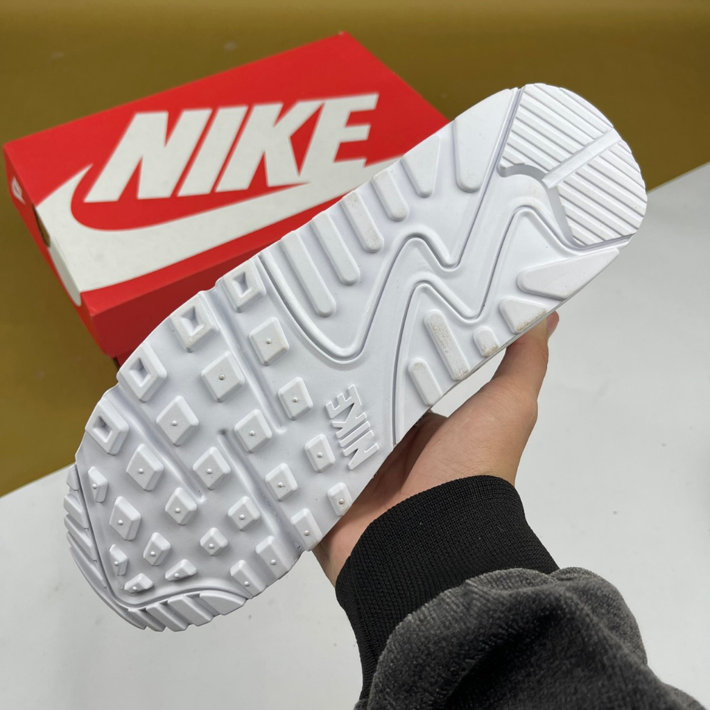 Giày Max 90 Next Nature Black White, Max 90 Trắng Móc Đen - Than.Shoes