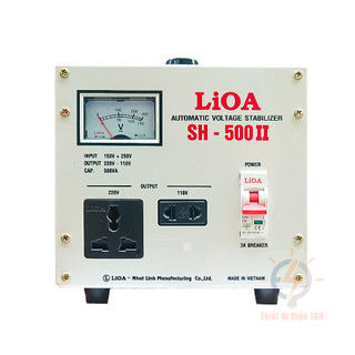 Ổn áp lioa 0.5kva 1 pha sh-500ii - lioa 0.5kw 500w 500va 0.5kg 0.5 ký