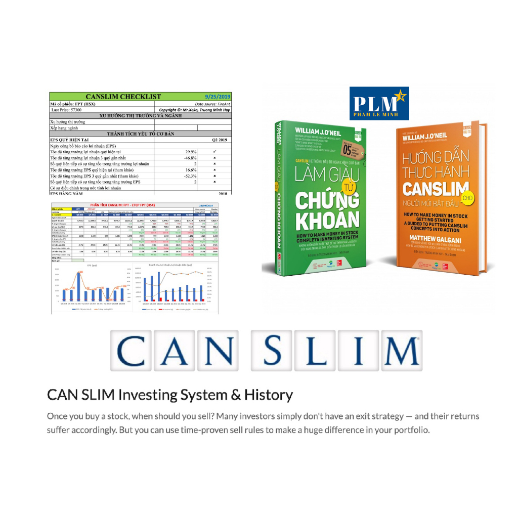 Bộ sách - Combo O’neil & Môn đệ: Nhà Đầu Tư Thành Công, Làm Giàu từ Chứng Khoán, Hướng Dẫn Thực Hành CANSLIM, 18.000%