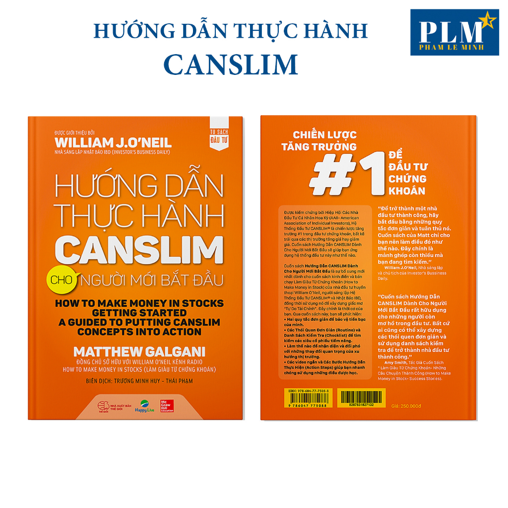 Bộ sách - Combo O’neil & Môn đệ: Nhà Đầu Tư Thành Công, Làm Giàu từ Chứng Khoán, Hướng Dẫn Thực Hành CANSLIM, 18.000%
