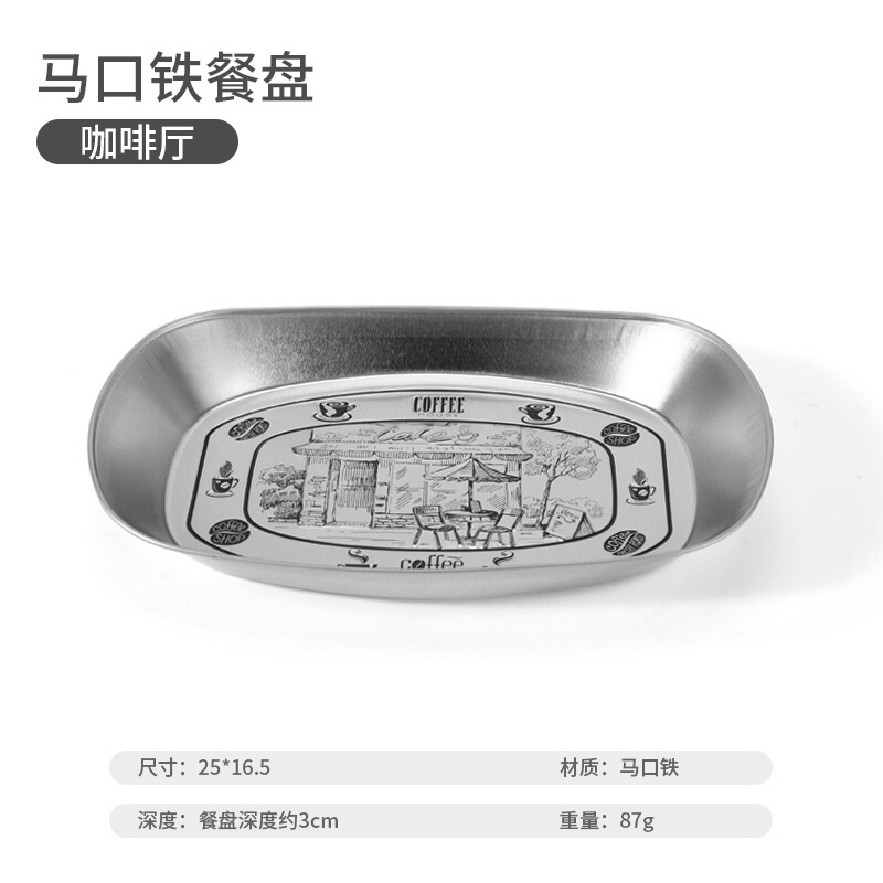 Đĩa thức ăn inox mang dã ngoại cắm trại