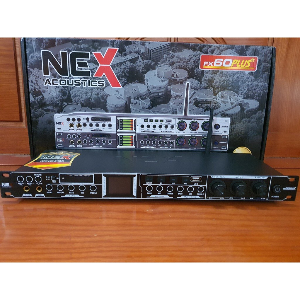 Vang cơ Nex FX60 Plus 2023 - vang cơ nex fx60plus có reverb bluetooth cổng quang tặng jac canon