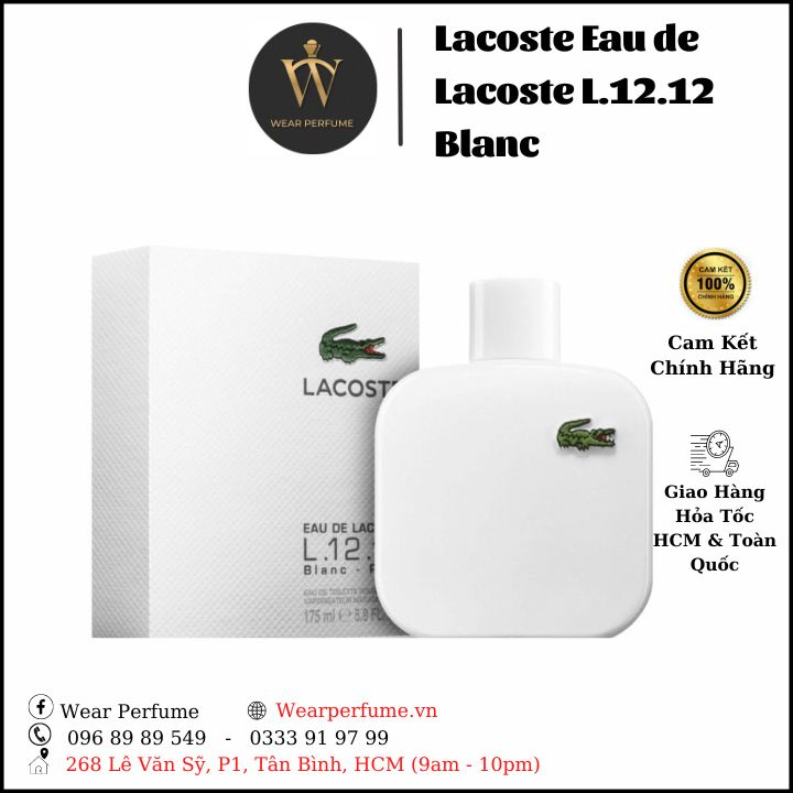 Nước Hoa Lacoste Eau de Lacoste L.12.12 Blanc EDT