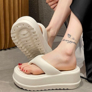 Dép xỏ ngón nữ dép tông độn đế cao 7cm nhiều màu kiểu dáng mới 2023