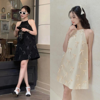 ĐẦM CỔ YẾM ĐÍNH NƠ