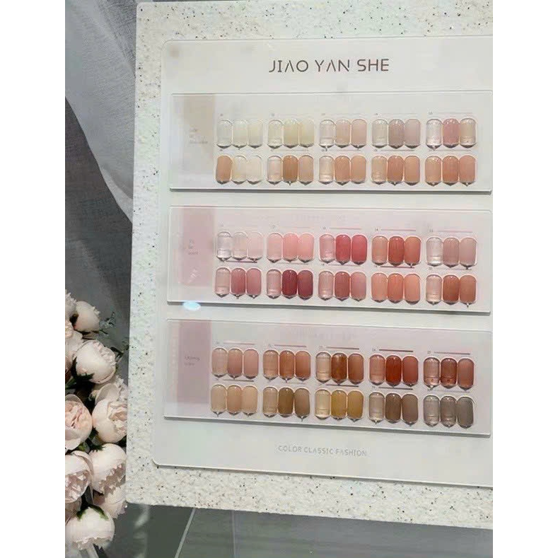Sơn gel thạch JIAO YAN SHE 30 màu tone hồng (M1)