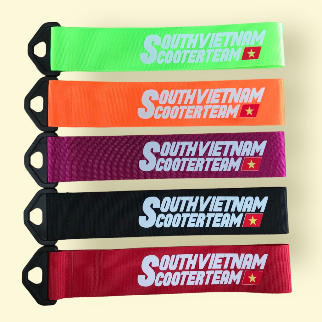 Móc Dây Cảng Sau, Móc Yên Trang Trí Xe Đua Racing Nhiều Mẫu Độc Lạ kèm dây rút - Đầu Nhựa Dây Poly Cao Cấp