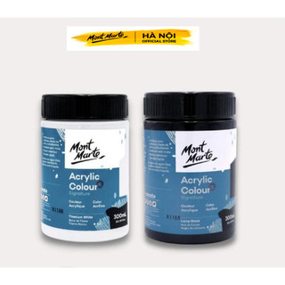 Màu Acrylic Đen Trắng Mont Marte