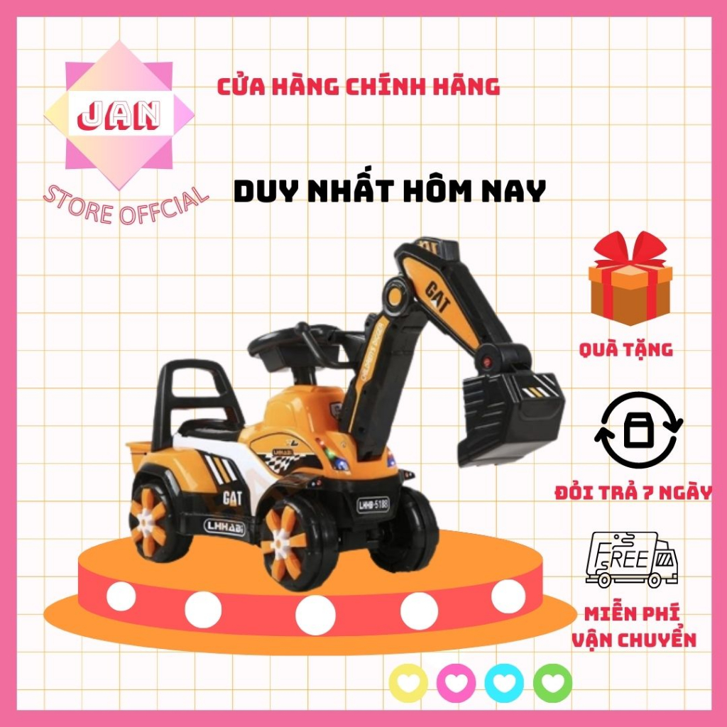 Xe Cẩu Điện, Cẩu Chòi Chân Có Nhạc,Đèn Cho Bé mẫu mới Nhất