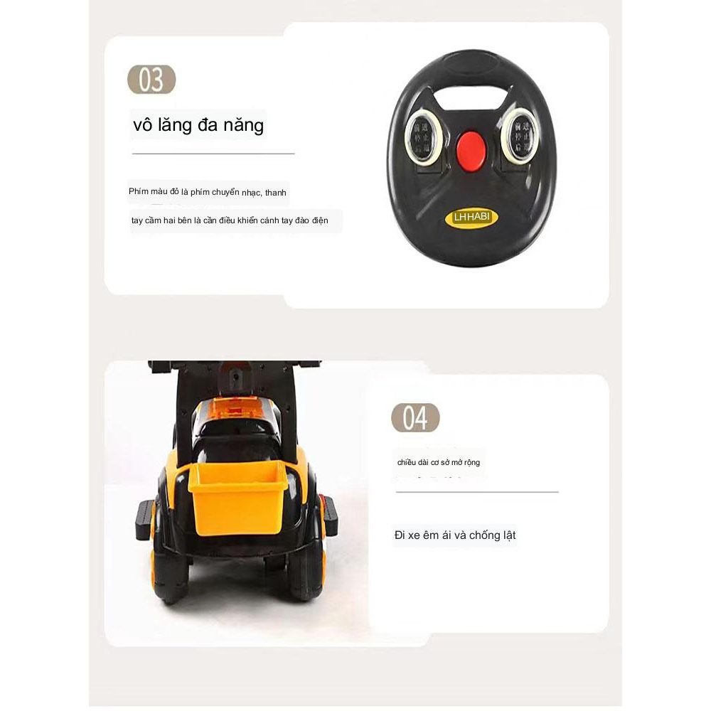 Xe Cẩu Điện, Cẩu Chòi Chân Có Nhạc,Đèn Cho Bé mẫu mới Nhất