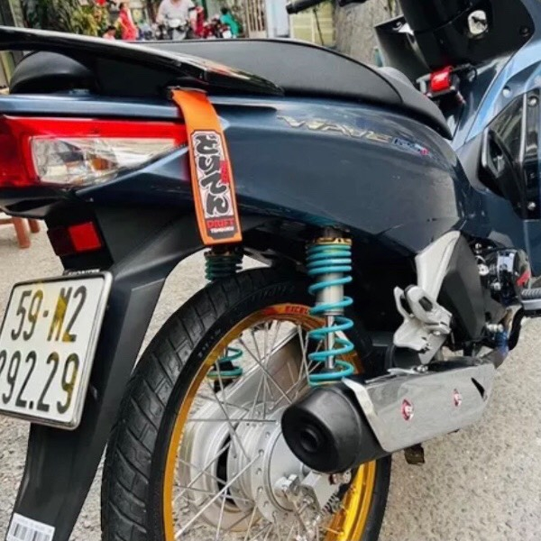 Móc Dây Cảng Sau, Móc Yên Trang Trí Xe Đua Racing Nhiều Mẫu Độc Lạ kèm dây rút - Đầu Nhựa Dây Poly Cao Cấp