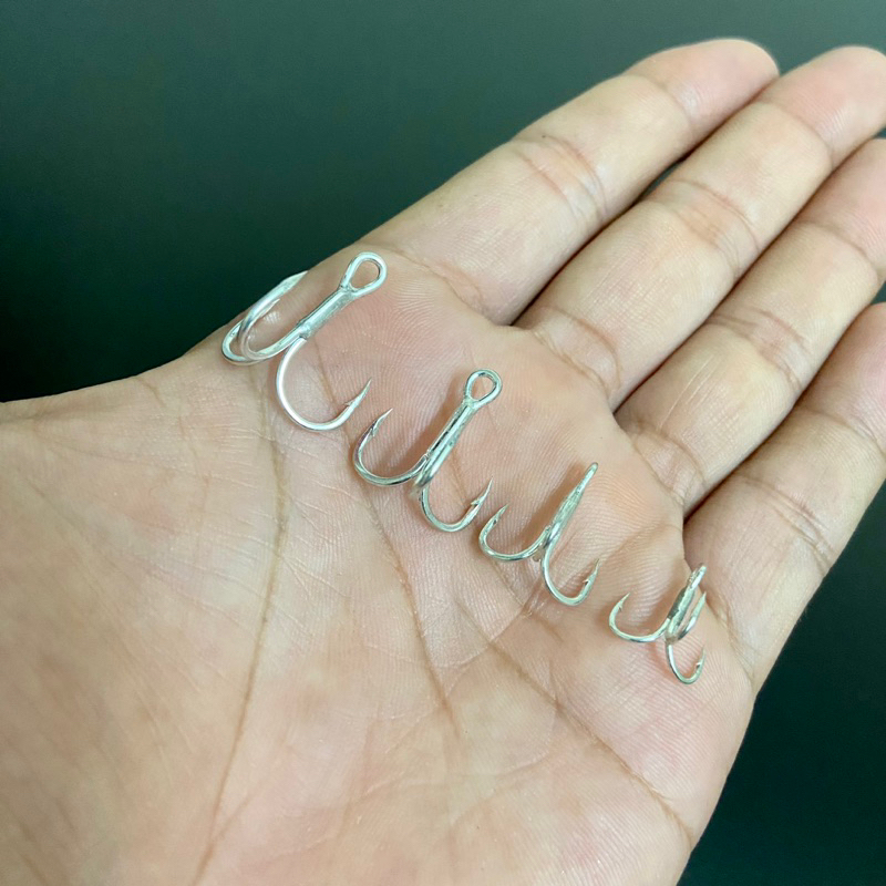 10 lưỡi câu 3 tiêu 3x Fancy , lưỡi gắn mồi lure