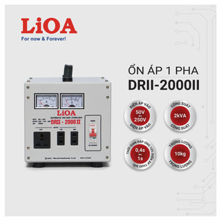 Ổn áp lioa 2kva drii -2000ii dải 50v - lioa 2kw 2000va 2000w 1 pha