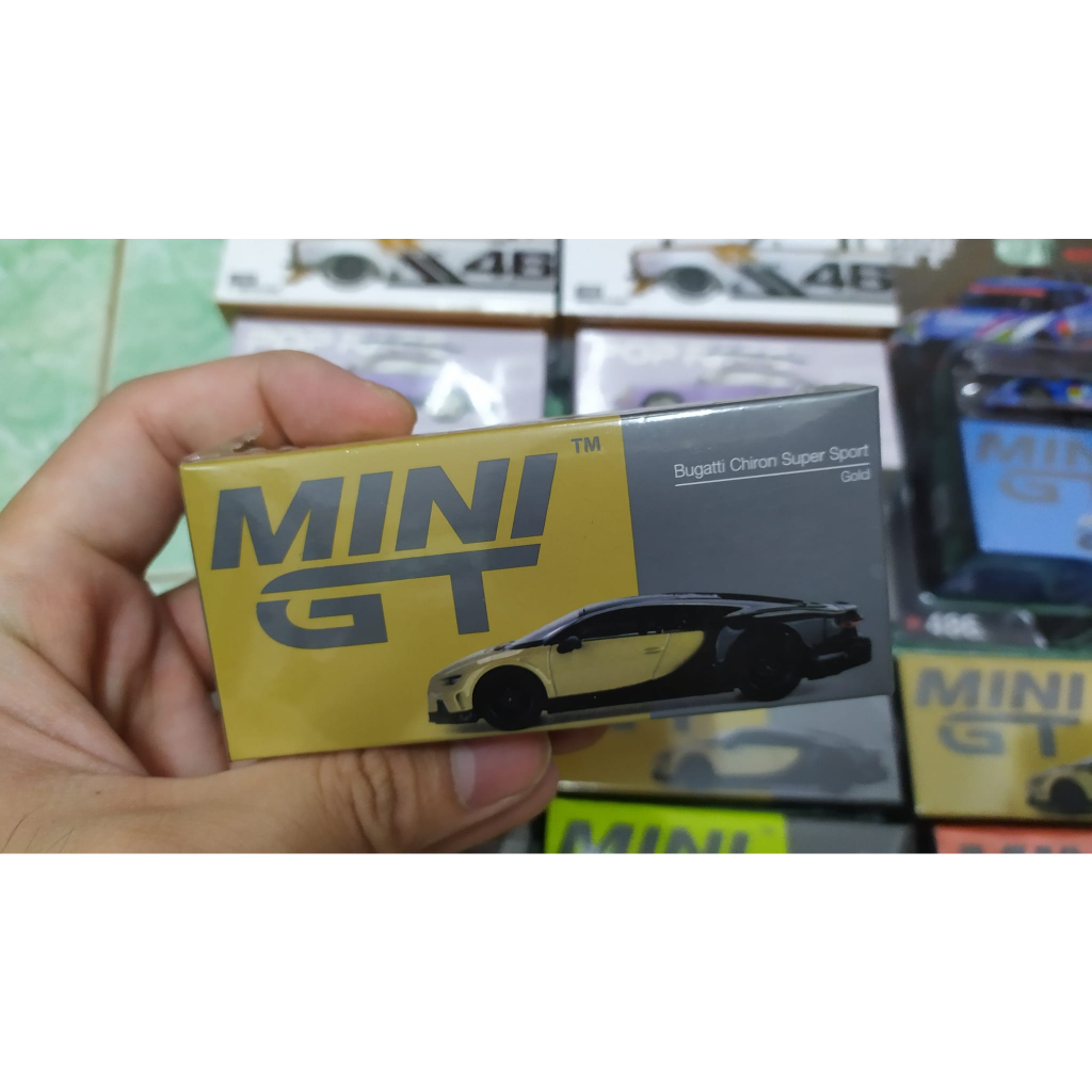 Mô hình ô tô Bugatti Chiron Super Sport Gold 1/64 MiniGT MGT00513