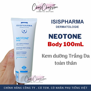 (Tem Cty) Kem dưỡng Isis Pharma Neotone Body 100mL dưỡng trắng da toàn thân