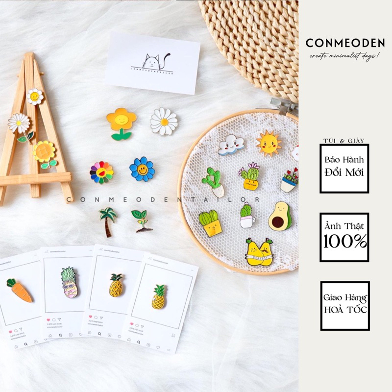 Ghim cài Balo Túi Áo CONMEODEN