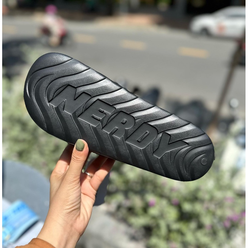 Dép Nerdy quai ngang vải lưới New Fullbox