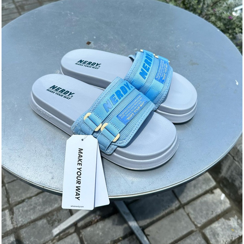 Dép Nerdy quai ngang vải lưới New Fullbox