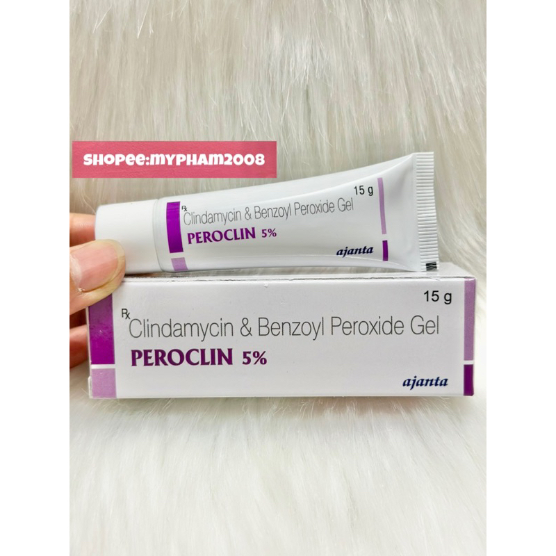 GEL PEROCLIN 5% CHẤM MỤN 15g.