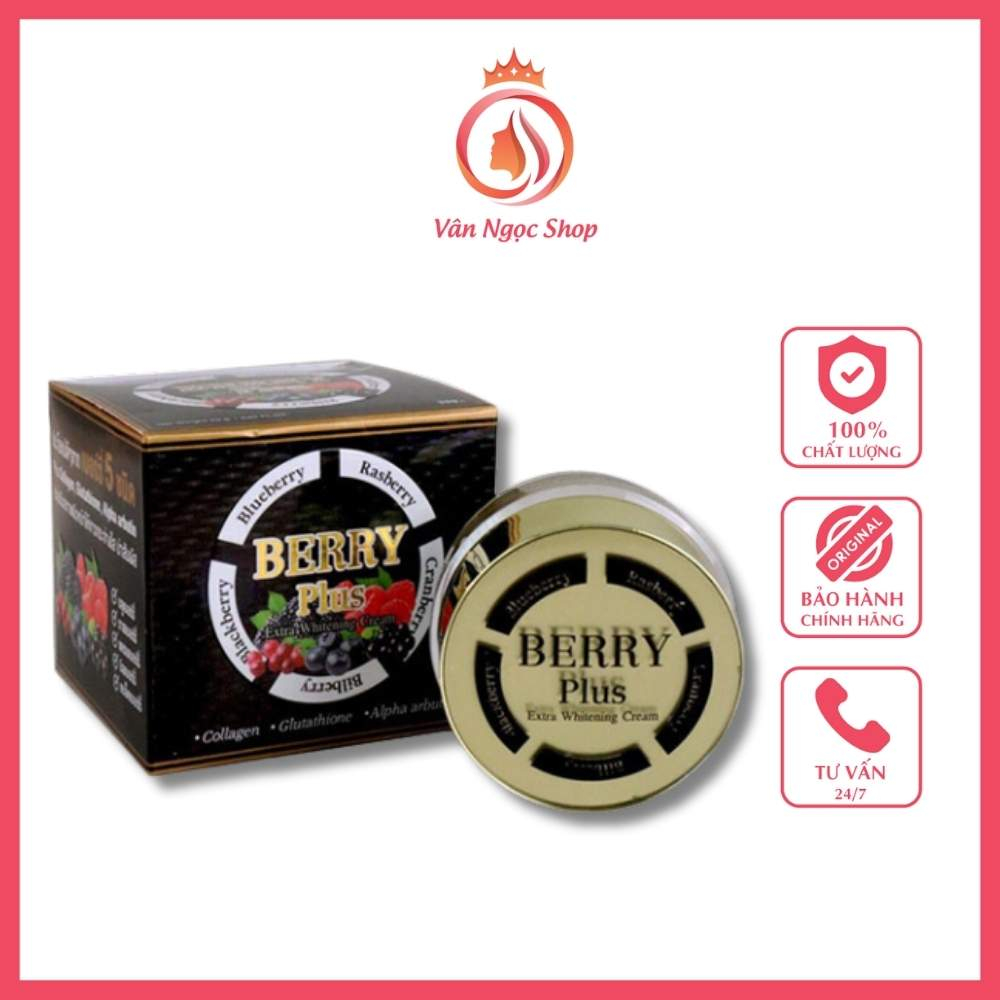 Kem 4K Berry Plus 5X Khử Nám Tàn Nhang giúp da Trắng Mịn. Hàng Thái Lan Chính Hãng