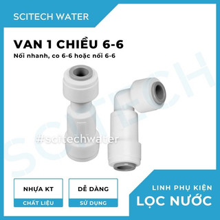 Van 1 chiều 2 đầu dây 6 dùng trong máy lọc nước - Scitech Water