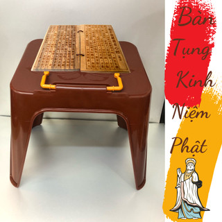 Combo 5 Bàn tụng kinh niệm Phật Cao Cấp Kích Thước Dài 30.5 x Rộng 22 x Cao 32(cm) Chính Hãng Việt Nhật