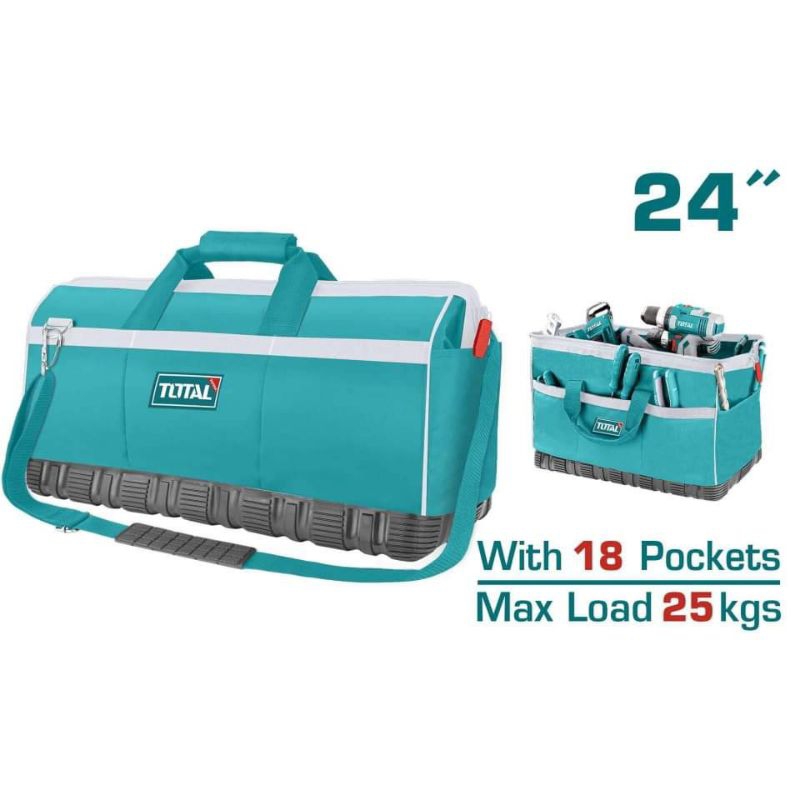 Giỏ đựng công cụ 24 inch 25Kg 18 ngăn đế nhựa TOTAL THT16242