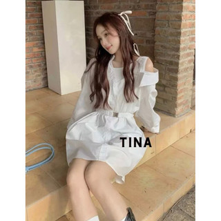 Đầm sơmi trắng Mix.xo size L