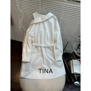 Đầm sơmi trắng Mix.xo size L