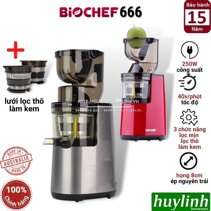Máy ép trái cây chậm Biochef 666 - Sản xuất tại Australia -