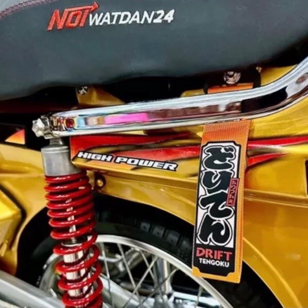 Móc Dây Cảng Sau, Móc Yên Trang Trí Xe Đua Racing Nhiều Mẫu Độc Lạ kèm dây rút - Đầu Nhựa Dây Poly Cao Cấp