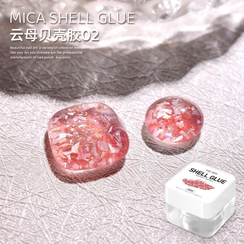 Gel nhũ xà cừ ẩn gel