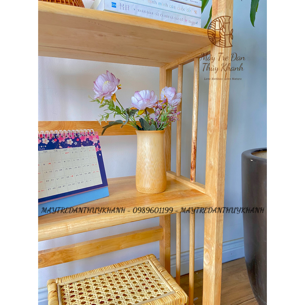 Ống tre cắm hoa, lọ hoa tre Mây Tre Đan Thuỷ khanh