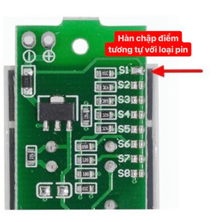 Mạch led báo pin đa năng 1s - 8s