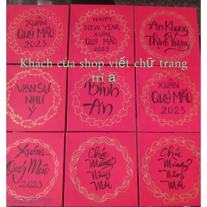 BAO LÌ XÌ TRƠN, MÀU ĐỎ CAO CẤP GIẤY NGỌC TRAI STAR GALAXY 250