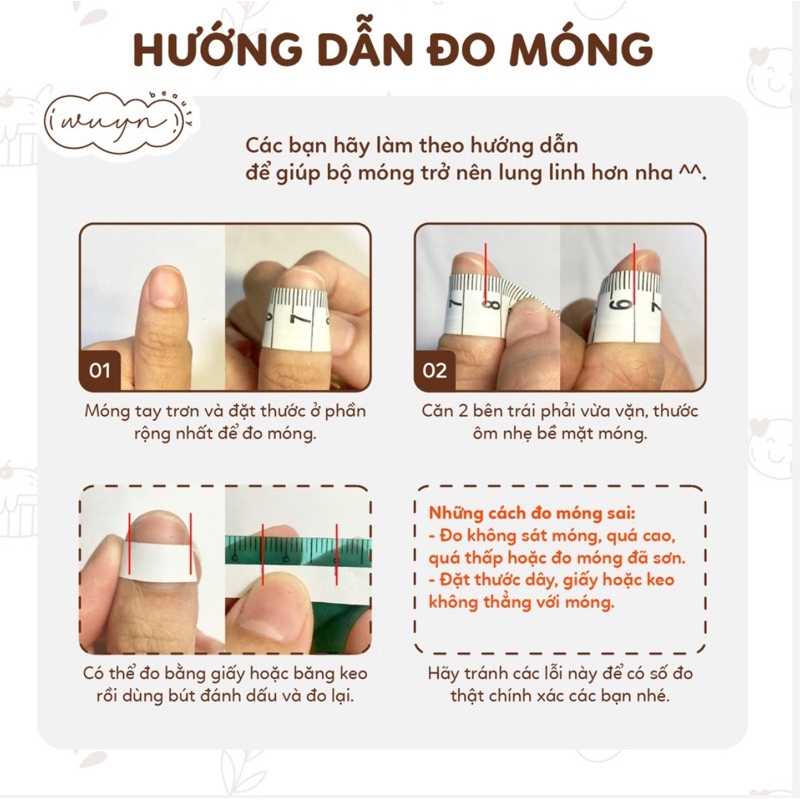 Nailbox Hely.dang - Móng tay giả, úp be sữa mix nâu