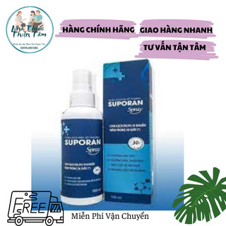 Dung dịch sát khuẩn Suporan chai xịt 100ml