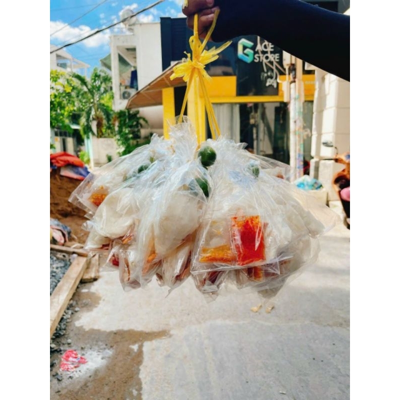Chùm 10 Bịch Bánh Tráng Tắc Vò