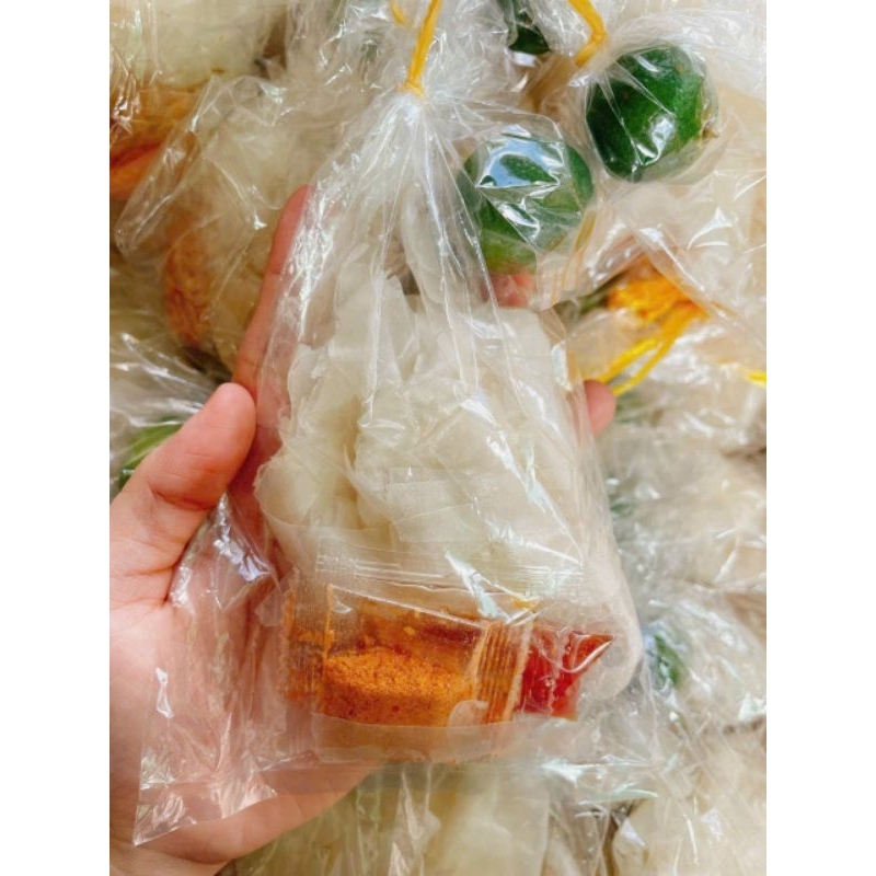 Chùm 10 Bịch Bánh Tráng Tắc Vò