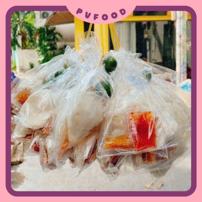 Chùm 10 Bịch Bánh Tráng Tắc Vò