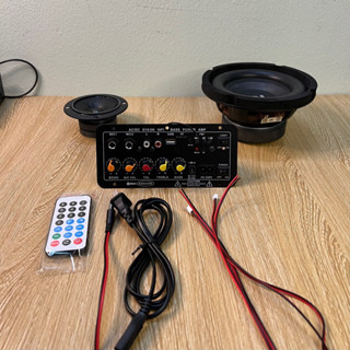 Bộ mạch loa Kara D10, loa bass 16, treble giấy kèm đủ phụ kiện